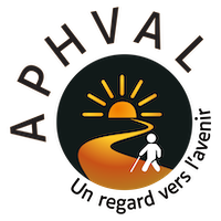Logo associé au témoignage de Jocelyne Labelle, Association des personnes handicapées visuelles et aveugles des Laurentides (APHVAL)